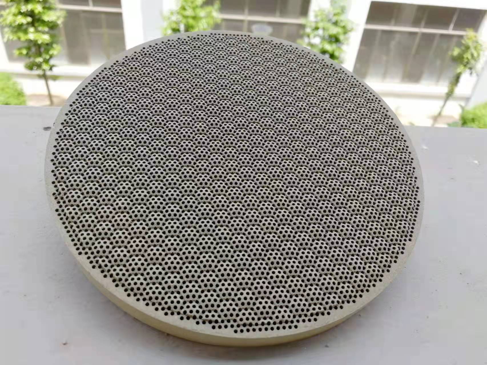 circular substrate honeycomb ceramic exhaust purification